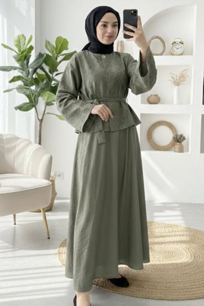 Arya Etekli Takım Mint Yeşili