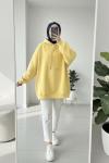 Basic Oversıze Sweatshirt  Sarı