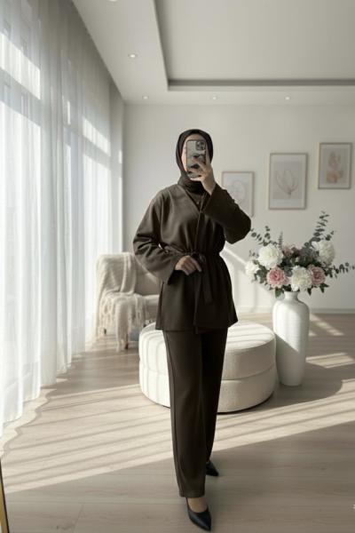 Belden büzgülü scuba takım Acı Kahve