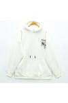 Brooklyn üç iplik sweatshirt Beyaz