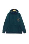 Brooklyn üç iplik sweatshirt Zümrüt
