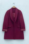 Cepli blazer ceket Bordo