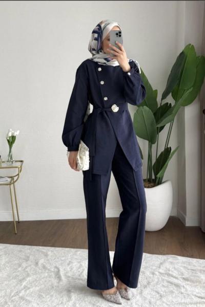 Cupra Pantolonlu Takım Lacivert