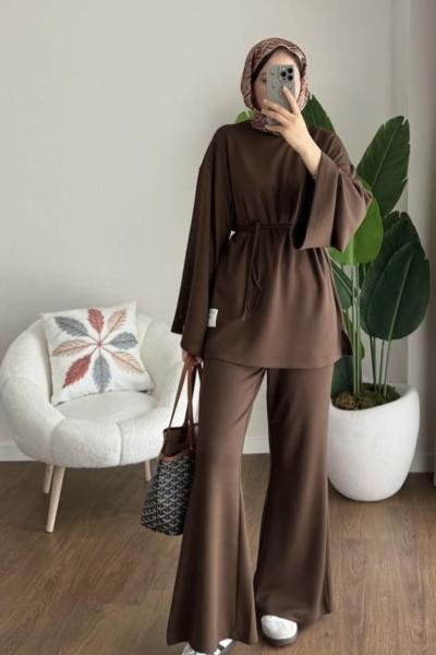 Karen ikili oysho takım Kahverengi