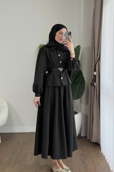 Laris Etekli Takım Siyah