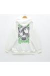 Les benjamins üç iplik sweatshirt Beyaz