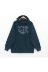 Nyc üç iplik sweatshirt Yeşil