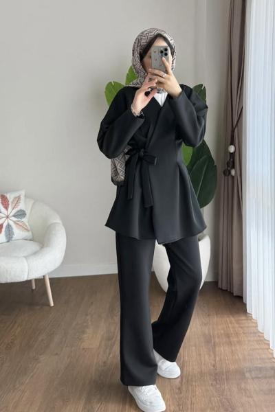 Pensli scuba takım Siyah