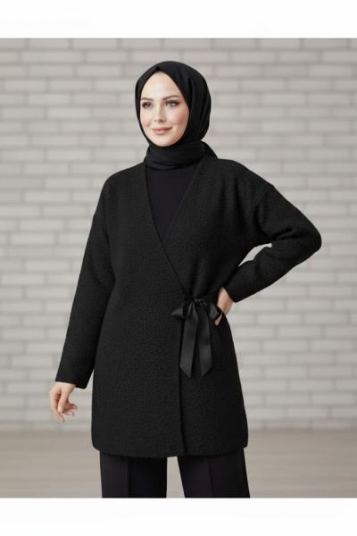 Premium buklet ceket  Siyah