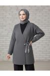 Premium buklet ceket Antrasit