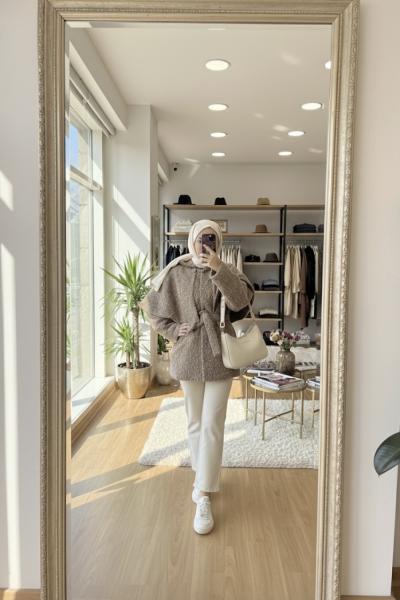 Royale pelerinli ceket Bal