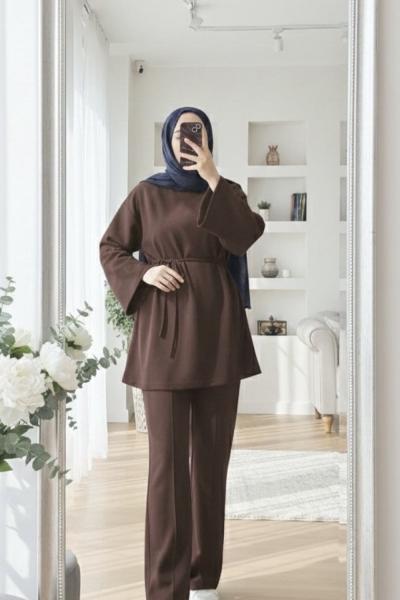 Selanik İkili Takım Kahverengi