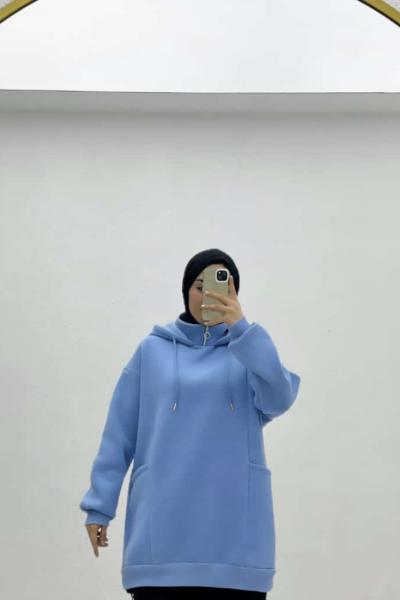 Torba cepli sweatshirt Bebe Mavisi