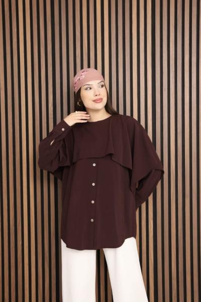 Liva Pelerinli Gömlek