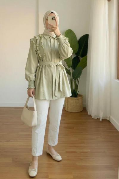 Prime Fırfırlı Gömlek