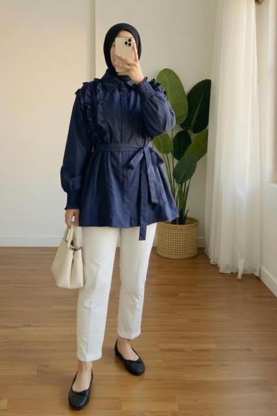 Prime Fırfırlı Gömlek