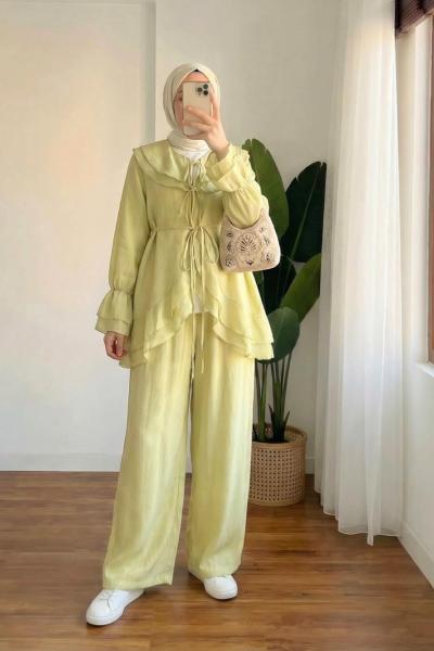 Polina Pantolon Takım