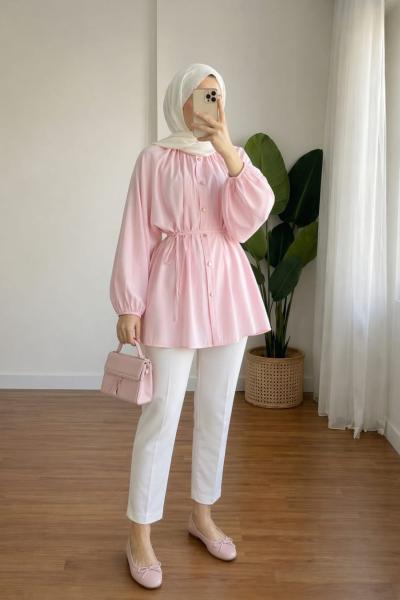 Floor Reglan Kol Gömlek