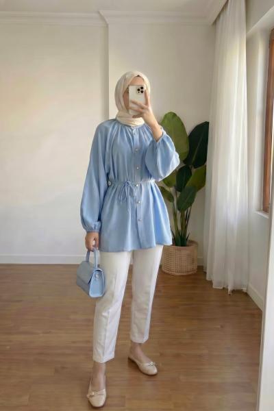 Floor Reglan Kol Gömlek