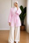 Belden Bağlamalı Kimono